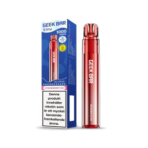 GEEK BAR Elite 1000 – Strawberry Ice (20 mg, Engångs vape)