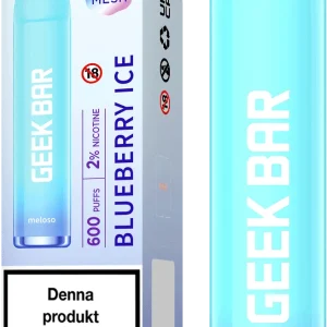 Geek Bar Meloso – Blueberry ICE (20 mg, Engångs vape)