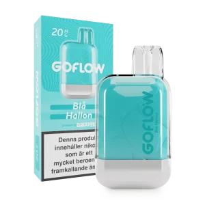 GoFlow – Blå Hallon (20 mg, Engångs vape)