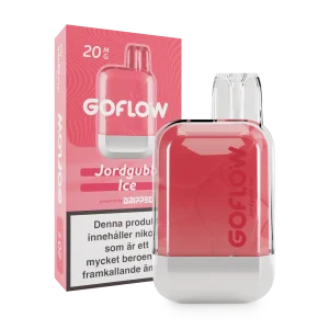GoFlow – Jordgubb Ice (20 mg, Engångs vape)