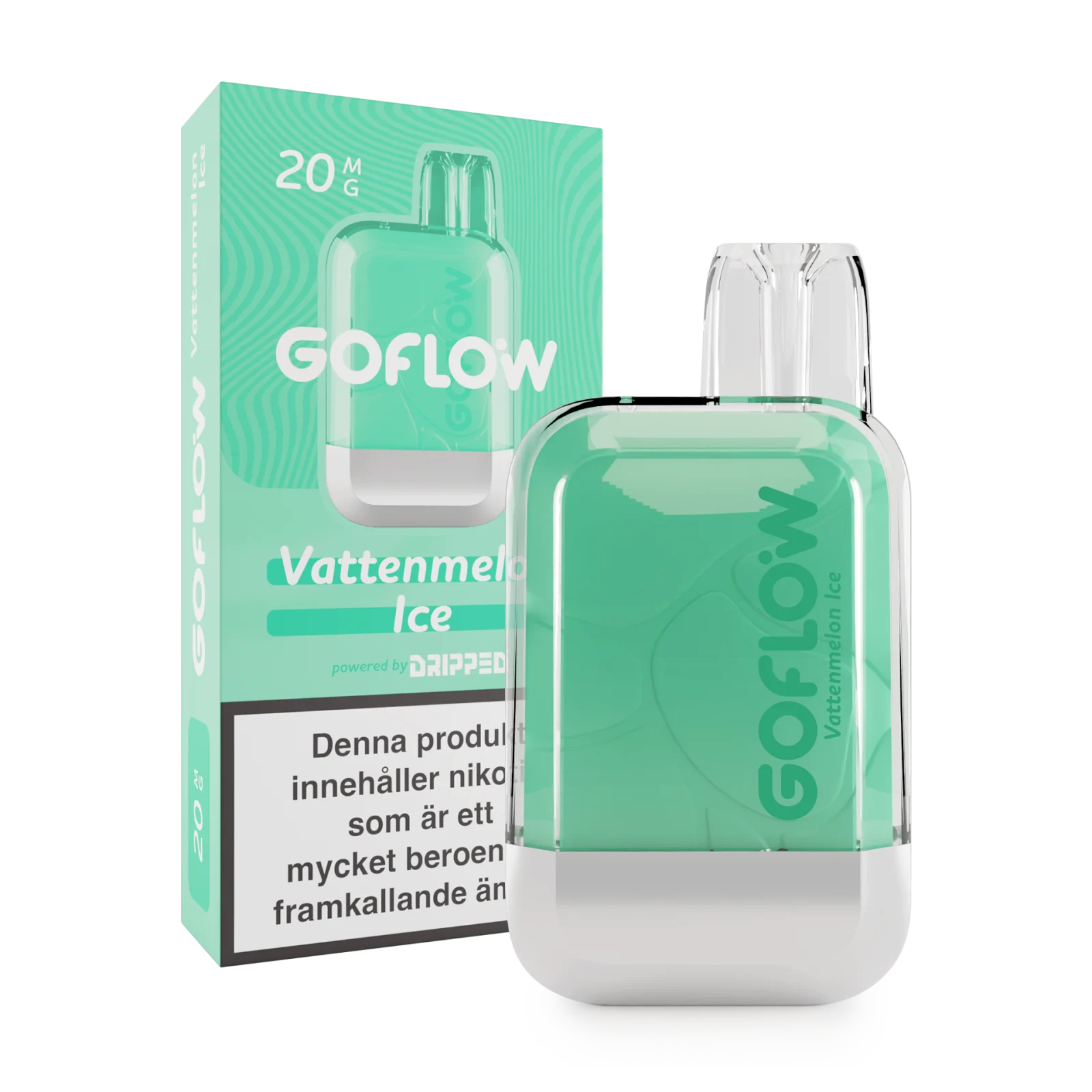 GoFlow – Vattenmelon Ice (20 mg, Engångs vape)