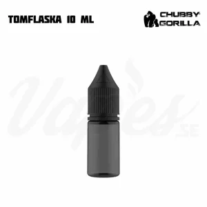 Gorilla V3 – Tomflaska (10 ml) Svart