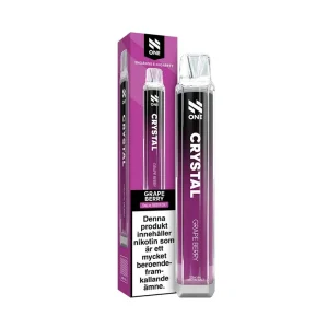 Grape Berry från Crystal Mesh (2ml, 20mg, Engångsvape)