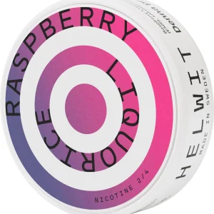 Helwit – Raspberry Liquorice – Slim (3,5 mg/portion)