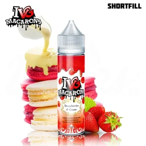 I VG Macarons – Strawberry Cream (50 ml, Shortfill) – Utgått