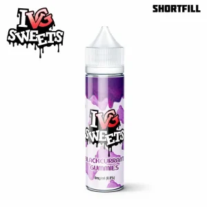 I VG Sweets – Blackcurrant Gummies (50 ml, Shortfill) – Utgått