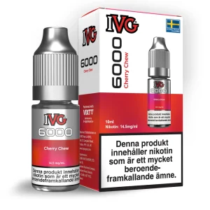 IVG 6000 Salts – Cherry Chew (10 ml, 14,5 mg, Nikotinsalt)