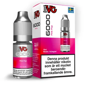 IVG 6000 Salts – Pink Pop (10 ml, 14,5 mg, Nikotinsalt)