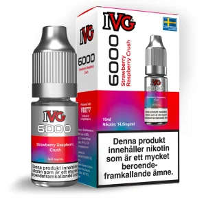 IVG 6000 Salts – Strawberry Raspberry Crush (10 ml, 14,5 mg, Nikotinsalt)