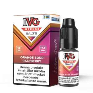 IVG Intense Salts – Orange Sour Raspberry (10 ml, 14,5 mg, Nikotinsalt)