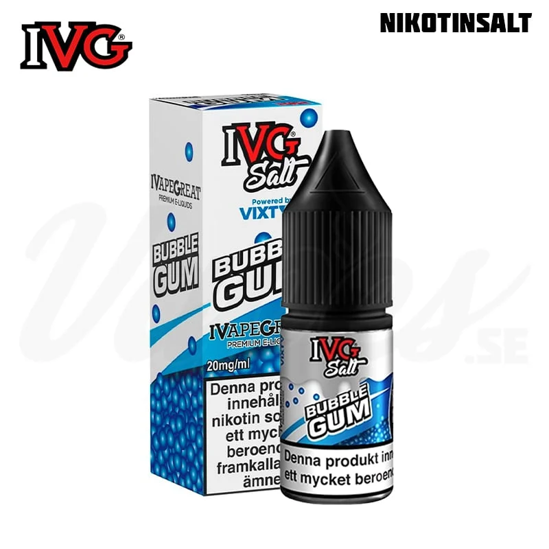 IVG Salts – Bubblegum (10 ml, 20 mg, Nikotinsalt)