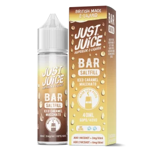 Just Juice Bar – Iced Caramel Macchiato (40 ml, Shortfill)