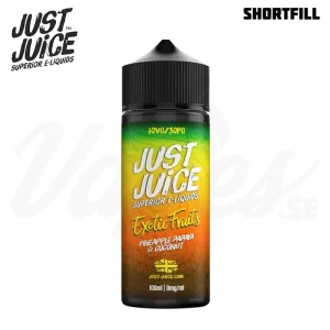 Just Juice Exotic – Pineapple Papaya & Coconut (100 ml, Shortfill)
