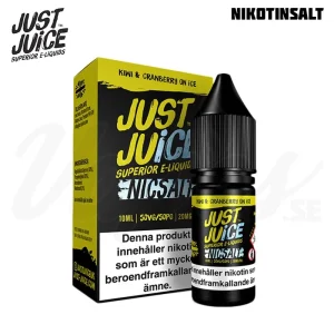 Just Juice – Kiwi & Cranberry On Ice (10 ml, 20 mg, Nikotinsalt)