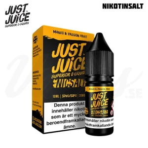 Just Juice – Mango & Passion Fruit (10 ml, 20 mg, Nikotinsalt)