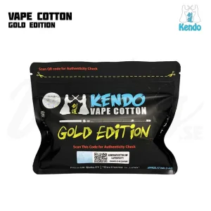 Kendo Vape Cotton Gold Edition (1 meter, Ekologisk Bomull)