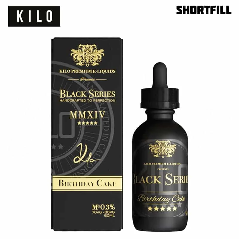 Kilo Black – Birthday Cake (50 ml, Shortfill) – Utgått