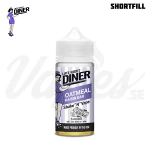 Late Night Diner – Oatmeal Raisin Bar (50 ml, Shortfill)