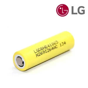 LG HE4 18650 Flat Top (2500mAh, 20A, High Drain) – Utgående