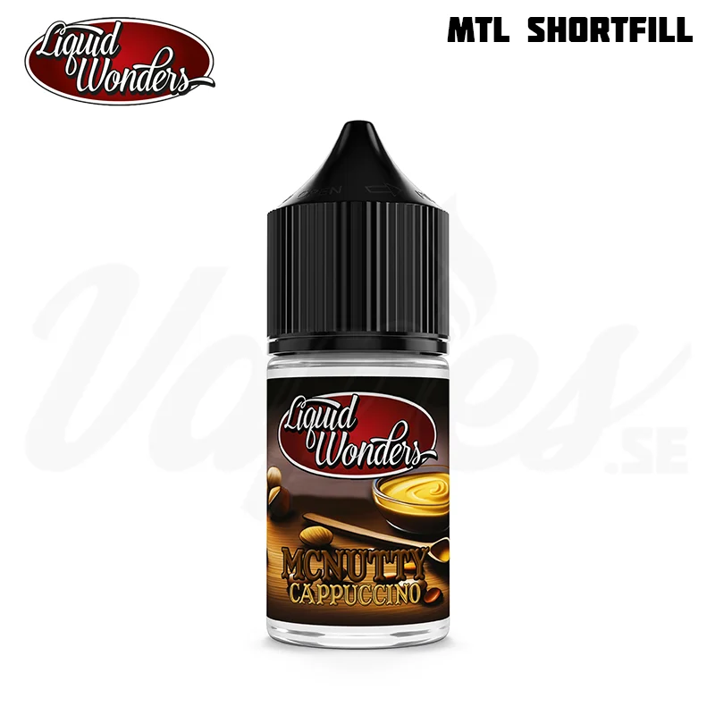 Liquid Wonders – McNutty Cappuccino (10 ml, MTL Shortfill)