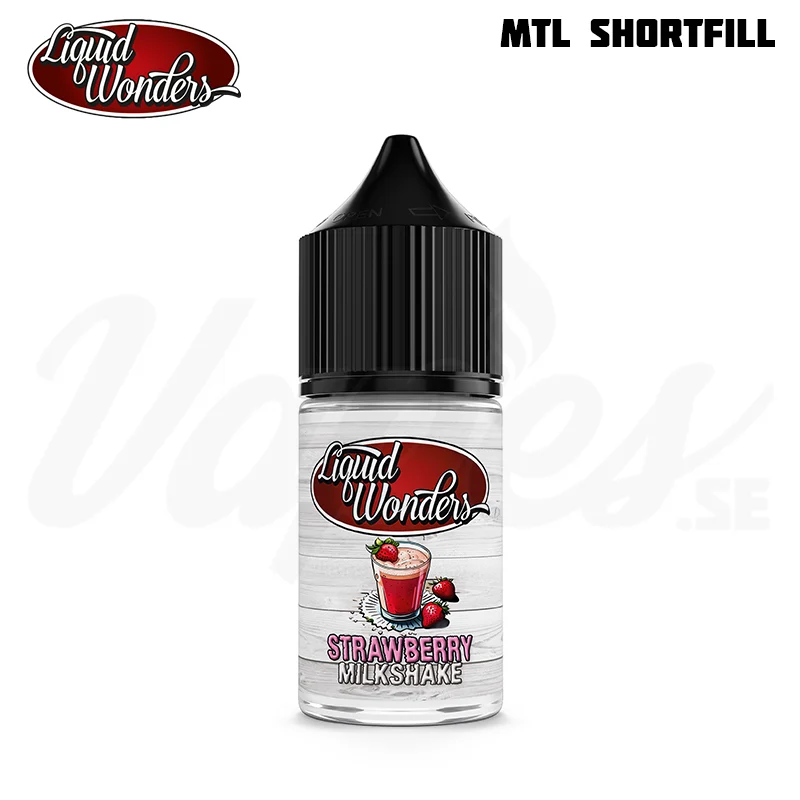 Liquid Wonders – Strawberry Milkshake (10 ml, MTL Shortfill)