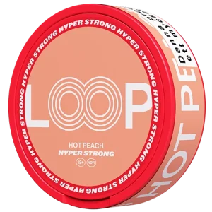 Loop – Hot Peach Hyper Strong – Slim (14,8 mg/portion)