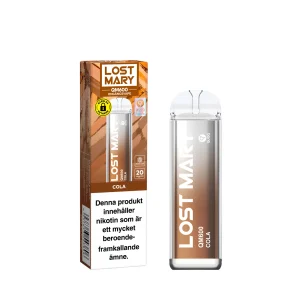 Lost Mary QM600 – Cola (20 mg, Engångs vape)