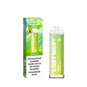 Lost Mary QM600 – Lemon Lime (20 mg, Engångs vape)
