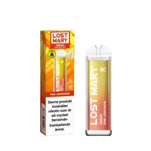 Lost Mary QM600 – Pink Lemonade (20 mg, Engångs vape)