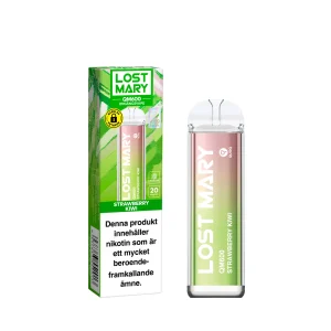 Lost Mary QM600 – Strawberry Kiwi (20 mg, Engångs vape)