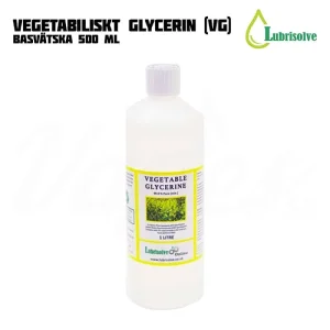 Lubrisolve – Vegetabiliskt Glycerin (500 ml, Basvätska, VG)