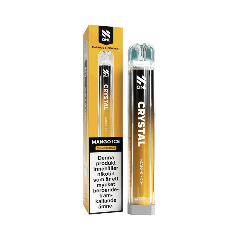 Mango Ice från Crystal Mesh (2ml, 20mg, Engångsvape)