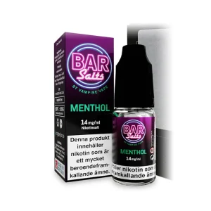 Menthol från Bar Salts (10ml, 14mg, Nikotinsalt)