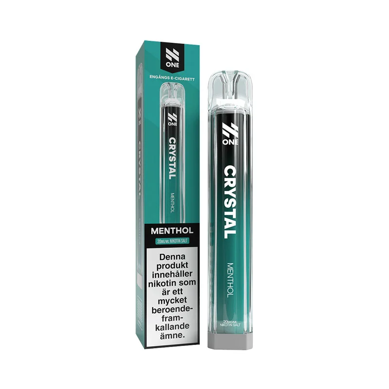 Menthol från Crystal Mesh (2ml, 20mg, Engångsvape)