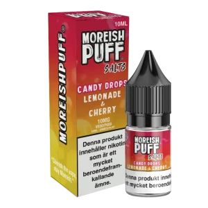 Moreish Puff Candy Drops – Lemonade & Cherry (10 ml, 10 mg, Nikotinsalt)