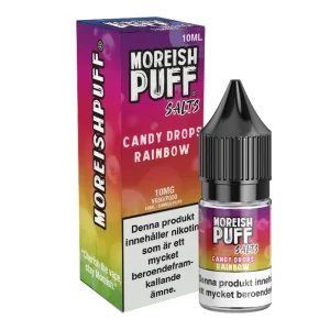 Moreish Puff Candy Drops – Rainbow (10 ml, 10 mg, Nikotinsalt)