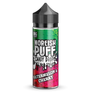 Moreish Puff Candy Drops – Watermelon & Cherry (100 ml, Shortfill)