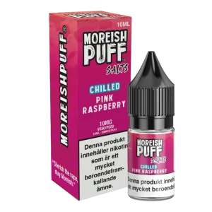 Moreish Puff Chilled – Pink Raspberry (10 ml, 10 mg, Nikotinsalt)