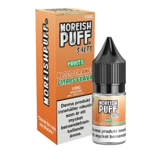 Moreish Puff Fruits – Blood Orange Citrus Guava (10 ml, 10 mg, Nikotinsalt)