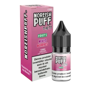 Moreish Puff Fruits – Mixed Berries (10 ml, 10 mg, Nikotinsalt)