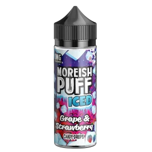 Moreish Puff Iced – Grape & Strawberry Candy Drops (100 ml, Shortfill)