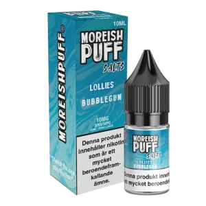 Moreish Puff Lollies – Bubblegum (10 ml, 10 mg, Nikotinsalt)
