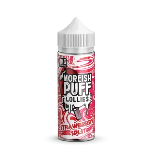 Moreish Puff Lollies – Strawberry Split (100 ml, Shortfill)