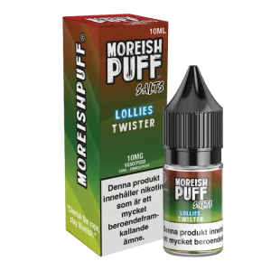 Moreish Puff Lollies – Twister (10 ml, 10 mg, Nikotinsalt)