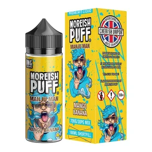 Moreish Puff – Manju Man – Mango Banana (100 ml, Shortfill)