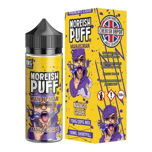 Moreish Puff – Manju Man – Mango Grape (100 ml, Shortfill)