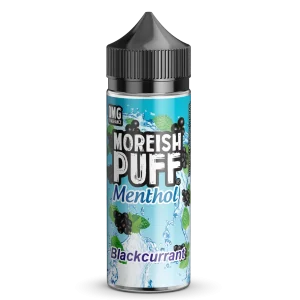 Moreish Puff Menthol – Blackcurrant (100 ml, Shortfill)