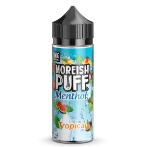Moreish Puff Menthol – Tropical (100 ml, Shortfill)