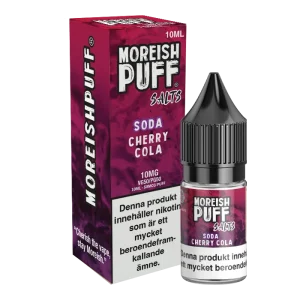 Moreish Puff Soda – Cherry Cola (10 ml, 10 mg, Nikotinsalt)