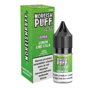 Moreish Puff Soda – Lemon Lime Cola (10 ml, 10 mg, Nikotinsalt)